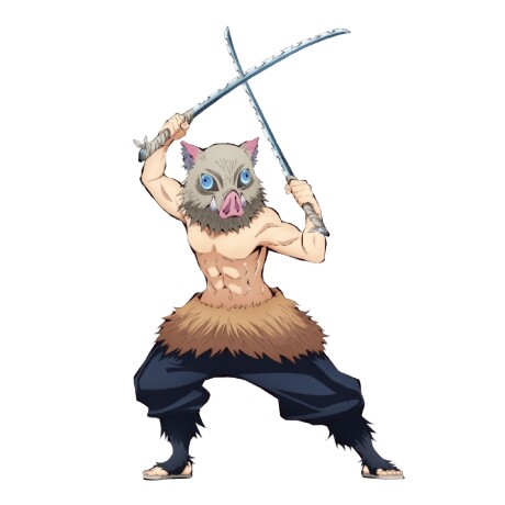 Inosuke Hashibira - Demon Slayer (Exclusivo - Flocked) - 875 Inosuke Hashibira - Demon Slayer (Exclusivo - Flocked) - 875