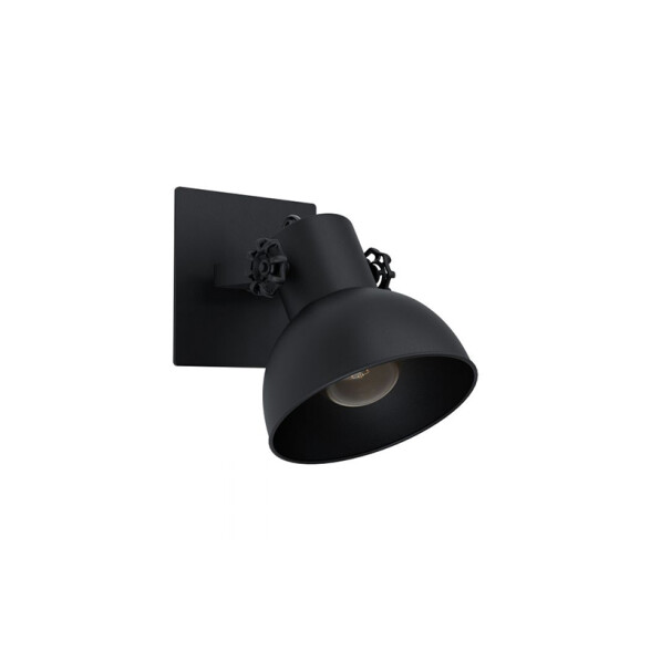 Spot móvil campana acero negro E27 BARNSTAPLE1 EG3316