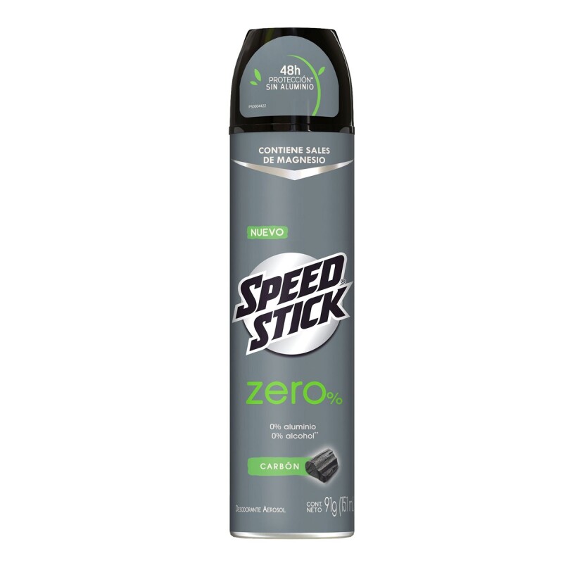 Desodorante En Aerosol Speed Stick Carbon Zero 91 Grs. Desodorante En Aerosol Speed Stick Carbon Zero 91 Grs.