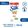 Leche Vegetal Silk Soja sin azúcar 946 ml Bebida Silk Soya Sin Azucar