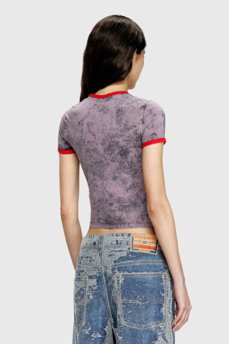 T-UNCUTIES-SHORT-Q1 T-SHIRT Morado