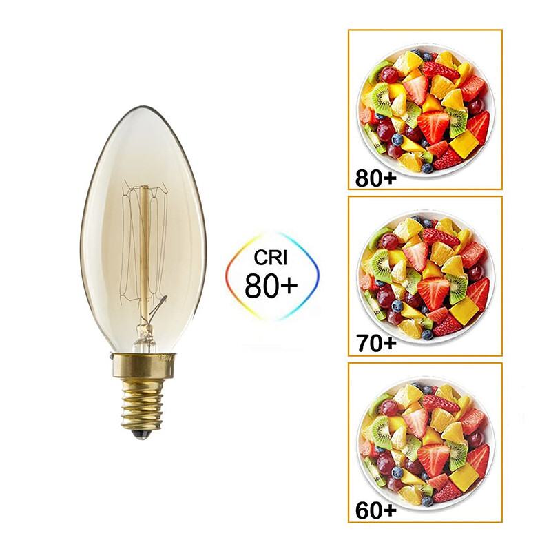 Lámpara FILAMENTO Vela E14 40W Lámpara Edison Vela E14 25W Ultra calida