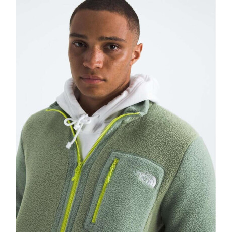 Campera Polar Yumiori Full-Zip Bark Mist/Slate Moss/Fi