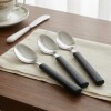 UNA Set 3 Cucharas M.Plastico Negro 83320/5 UNA Set 3 Cucharas M.Plastico Negro 83320/5