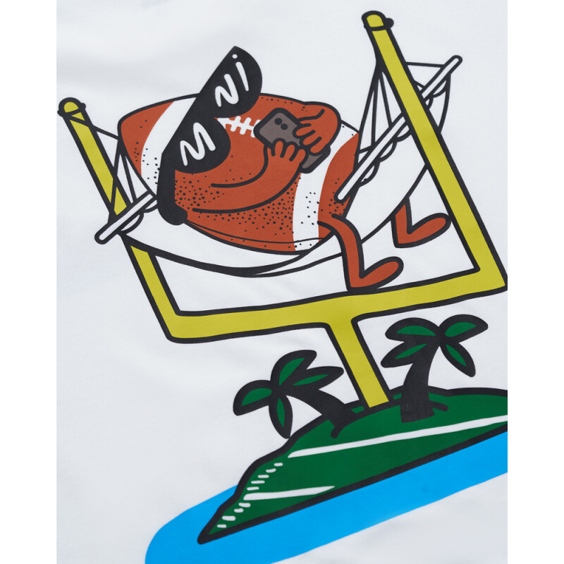 UA M 60/40S FTBL VACATION SS-BLU WHT-100