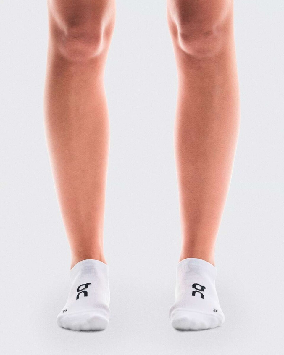 Medias Core Run Bajo 2-Pack Unisex - blanco 