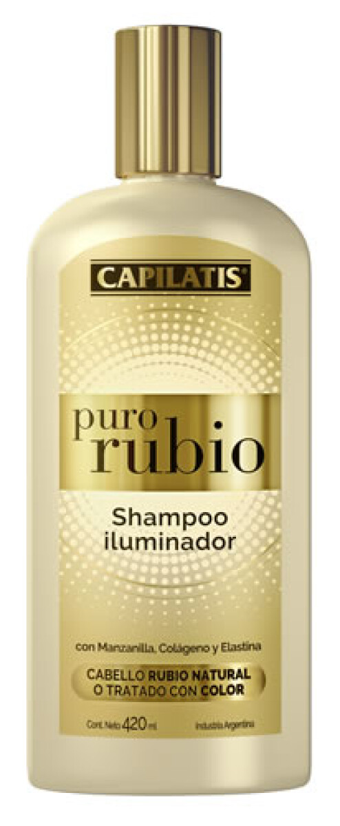Shampoo Capilatis Puro Rubio – Luminosidad y Suavidad para Cabellos Claros
