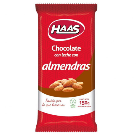 Chocolate Haas Almendras 55g Chocolate Haas Almendras 55g