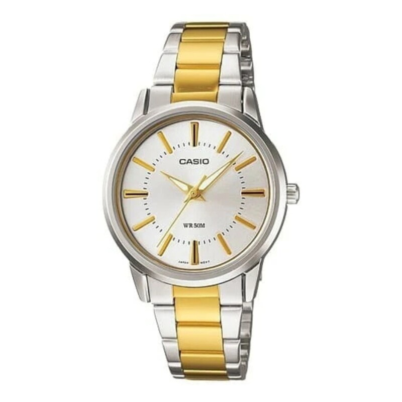 Reloj Casio LTP1303SG 7AVDF para dama con correa de acero Reloj Casio Ltp1303sg 7avdf Para Dama Con Correa De Acero