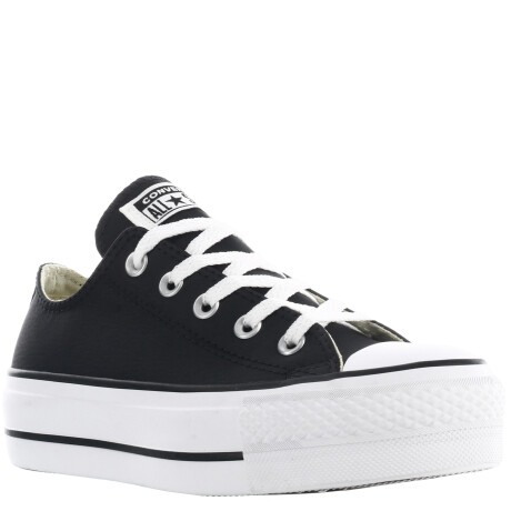 Championes Unisex Converse - All Star Plataforma Chuck Taylor Lift Negro - Blanco