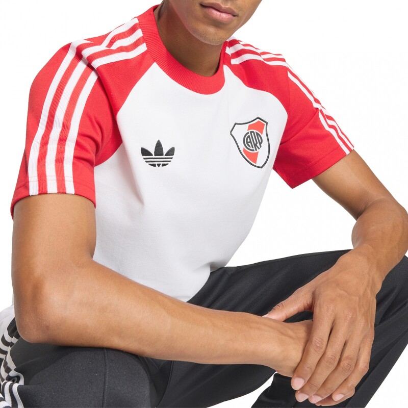 Remera adidas Originals River Plate White/red