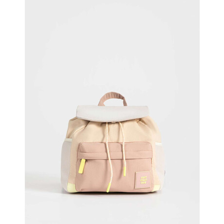 Mochila Colorblock Sport Gris Claro