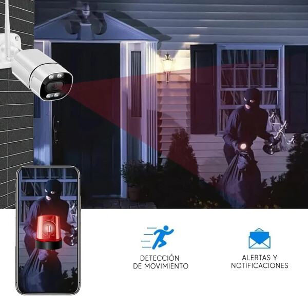 Cámara De Seguridad Exterior Wi-fi Tuya Smart - C17 TUYA SMART CAMARA EXT C17A 3MP