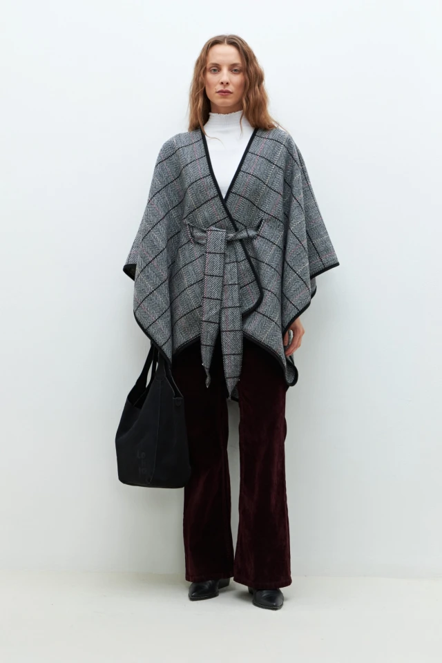 Capa escocesa gris