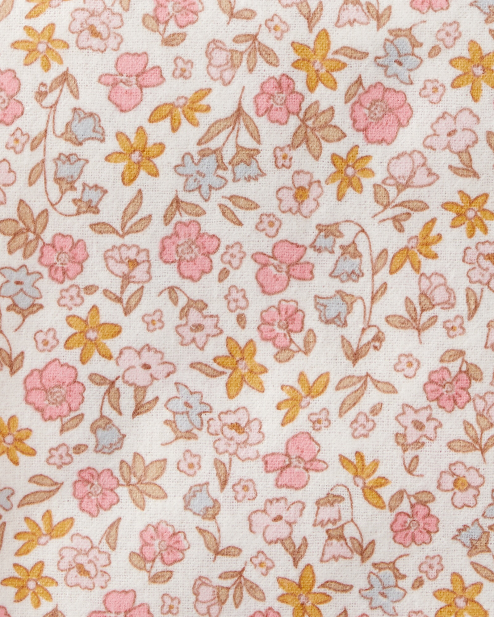 Pack cuatro mantas recibidoras de algodón, diseño floral Pack cuatro mantas recibidoras de algodón, diseño floral