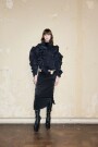 MIDI HELGUERA SKIRT Negro