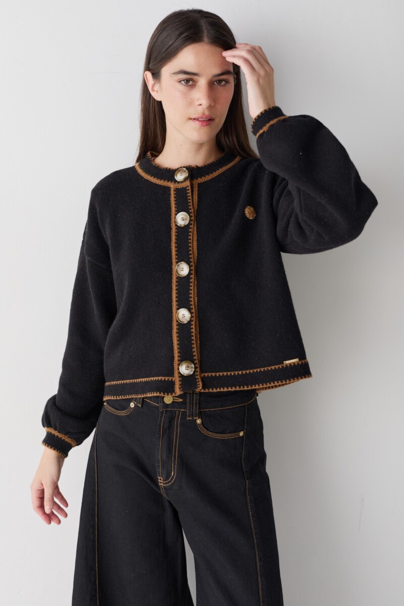 CARDIGAN TERRO WINTER Negro