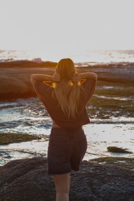 Short Denim Boarder / Negro U