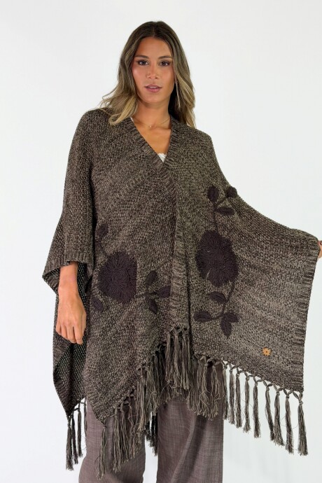 RUANA ARRAIAL Marron