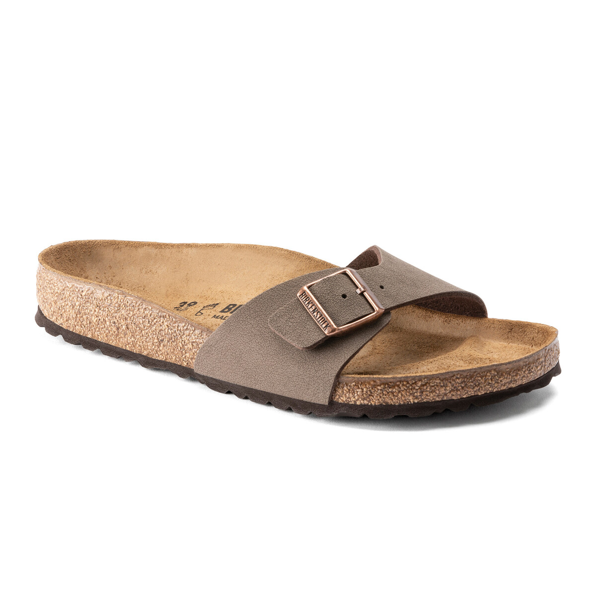 Sandalia Madrid Birko Flor - Estrecho - Marron 