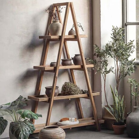 ESTANTERIA/BIBLIOTECA MADERA NATURAL-BEIGE UMA NATURAL