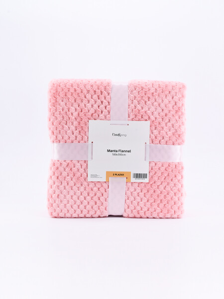 FLANNEL PANAL 2 PLAZA ROSADO