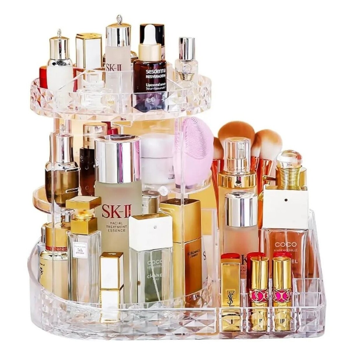 Organizador De Maquillaje con base giratoria 360° 
