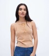 Musculosa Doris Camel