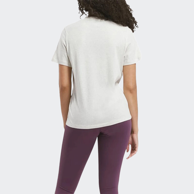 Remera Reebok Identity Big Logo Beige