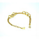 Pulsera En Oro 18K Con Detalle En El Cierre De Topacio Pulsera En Oro 18K Con Detalle En El Cierre De Topacio