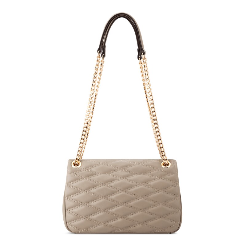 Crossbody Lamae Convertible Xbody Flap Pumice