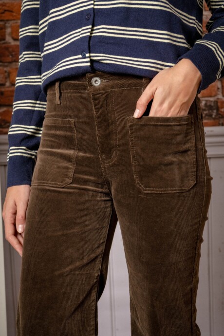 Pantalón de Courderoy Chocolate