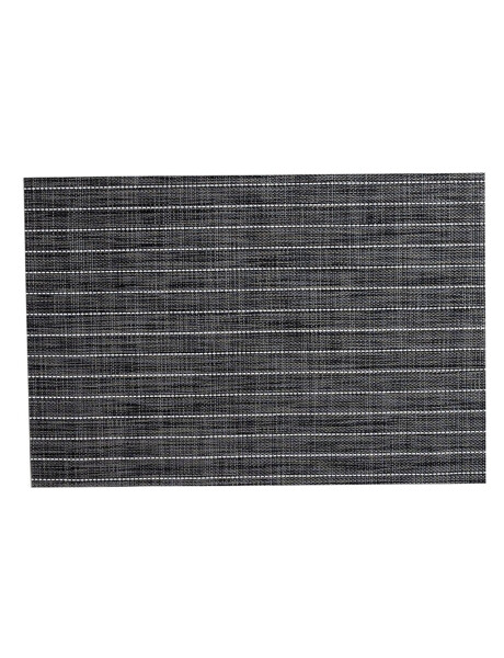 INDIVIDUAL PVC RAYAS BLANCAS 45x30CM GRIS INDIVIDUAL PVC RAYAS BLANCAS 45x30CM GRIS