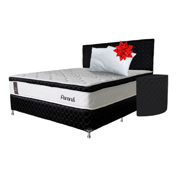 SOMIER COMPLETO ENJOY 1.60X2.00 100KG + 2 ALMOHADAS PARANA Unica