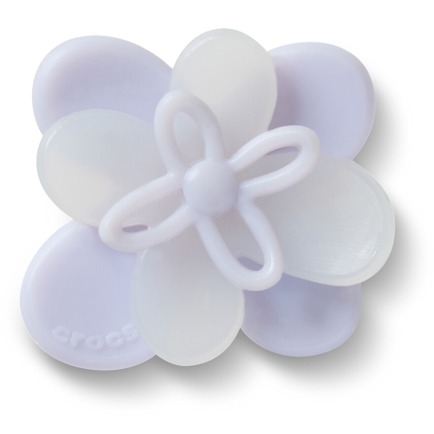 Jibbitz Blooming Light Blue Flower Multicolor