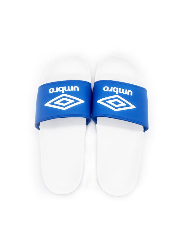 Ojotas Locker Room Umbro Junior Azul Royal, Blanco