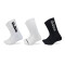 Socks Macro Logo Crew - Unisex White/black