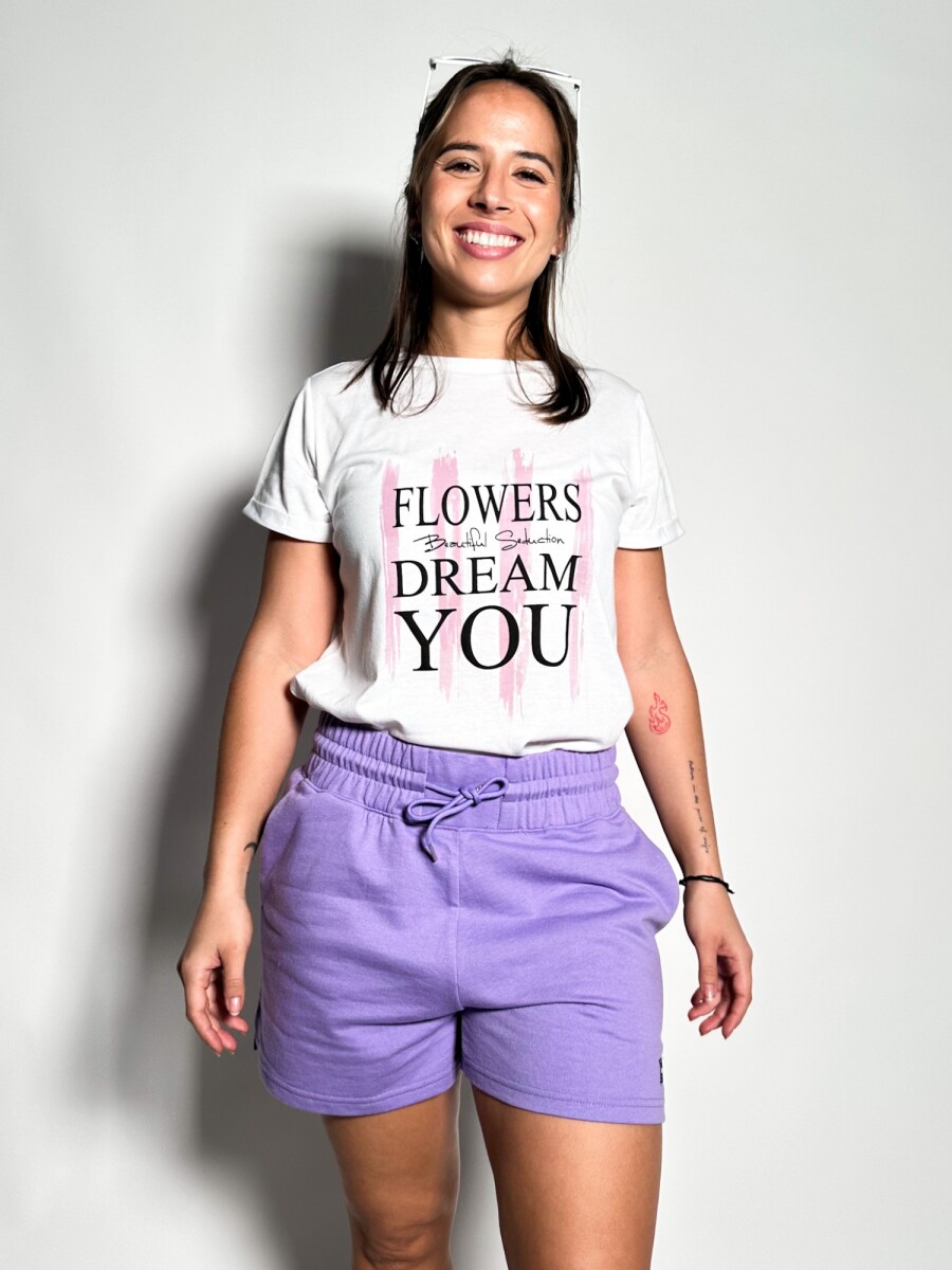 Remera estampada Oriana - Blanco 
