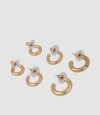 Pack x 3 aros smile ii Oro fuerte