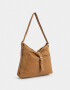 Saca Cartera Hobo Con Hebilla - Marron Camel