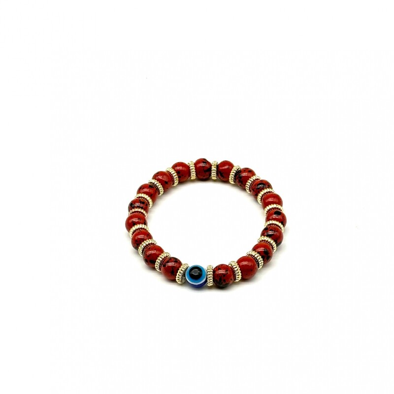 Pulsera con ojo Turco Marron