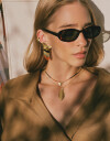 Collares Largos Bronce Collar Largo Bronce Hoja - Dorado Bronce