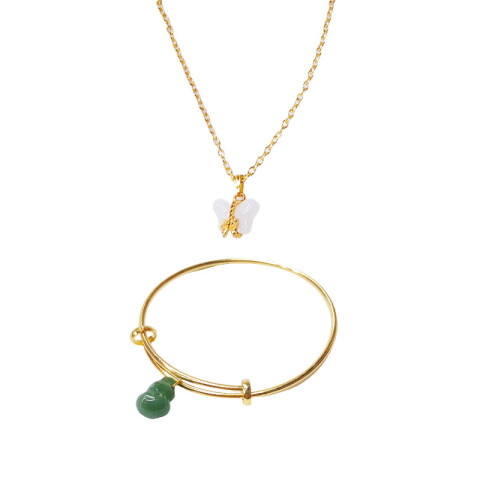 Collar y pulsera dorada Collar Y Pulsera Dorada