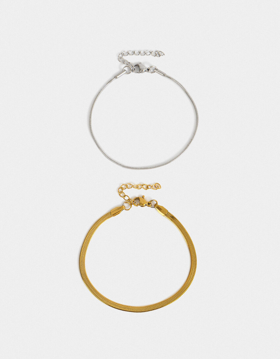 Set De Pulseras Mixplating 