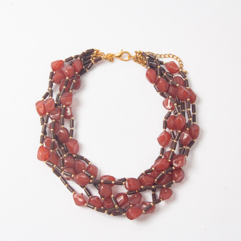 COLLAR TIRANA MARRON COLLAR TIRANA MARRON