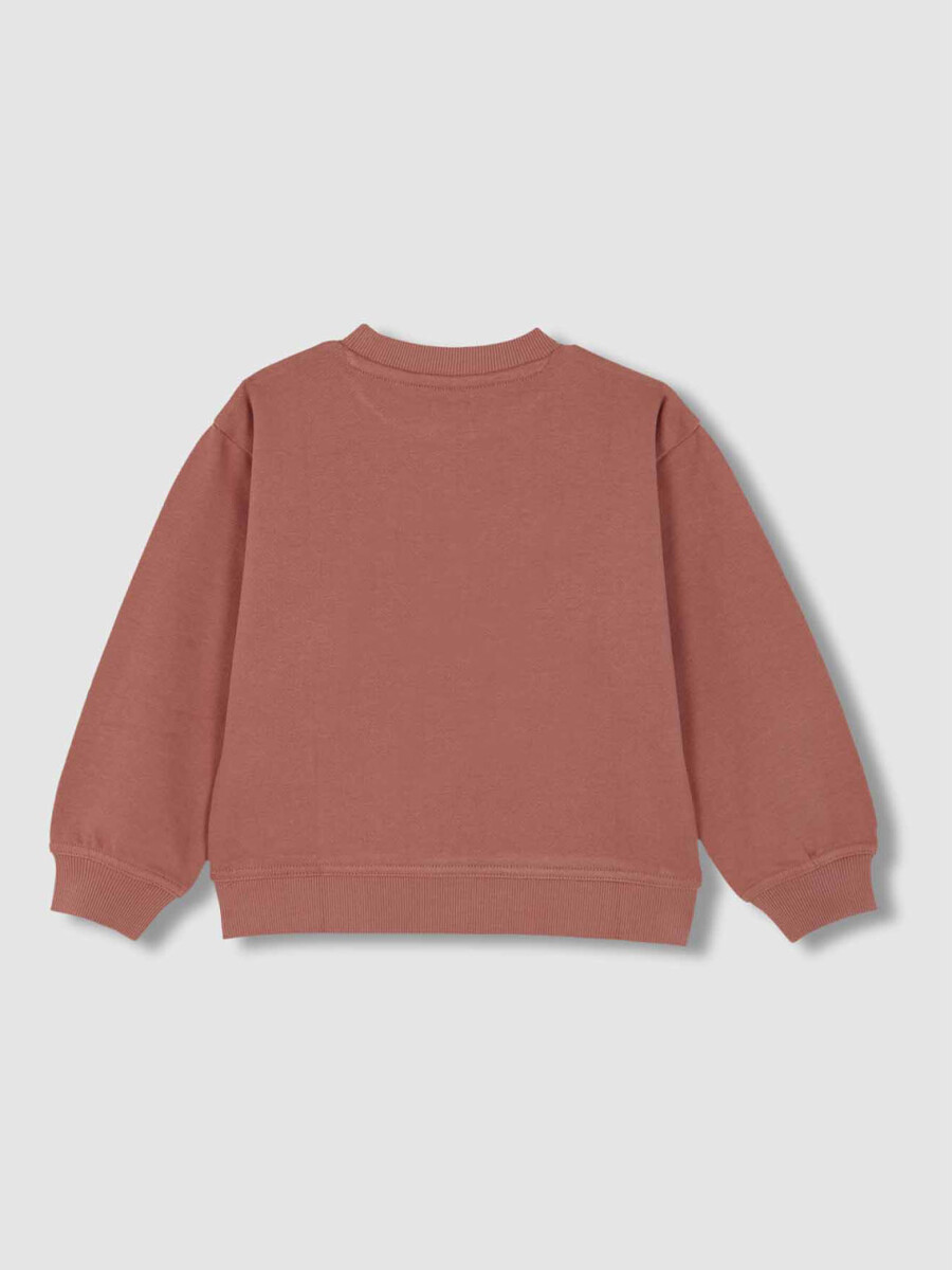 Sudadera Con Parche Naranja