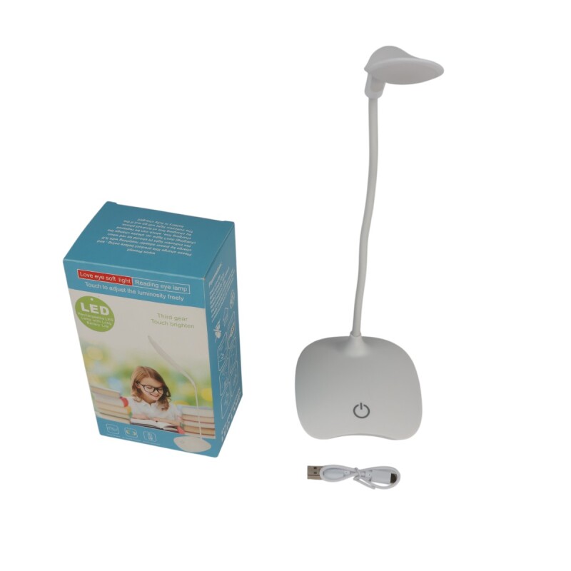 Lampara LED de lectura con soporte para mesa Lampara LED de lectura con soporte para mesa