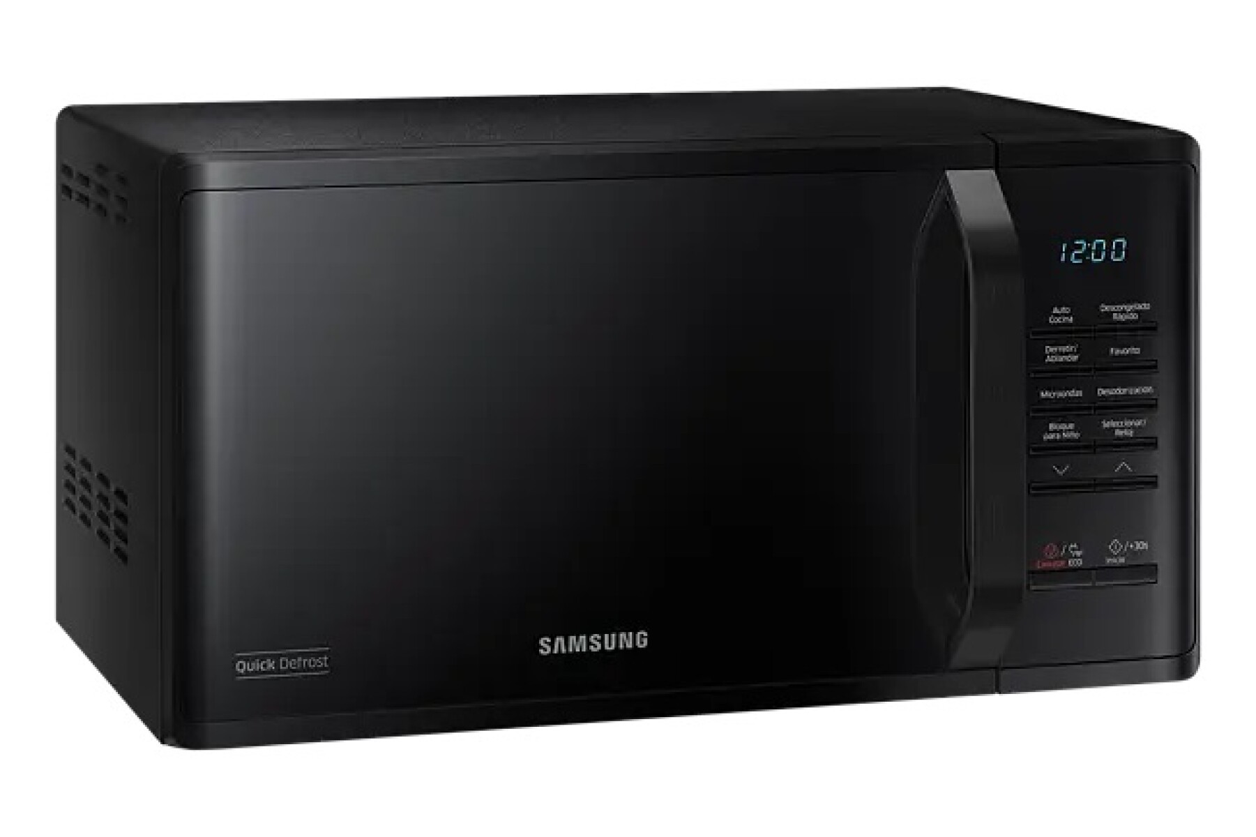 Microondas Samsung Quick Defrost 23 Lts MS23K3513AK/ZS 