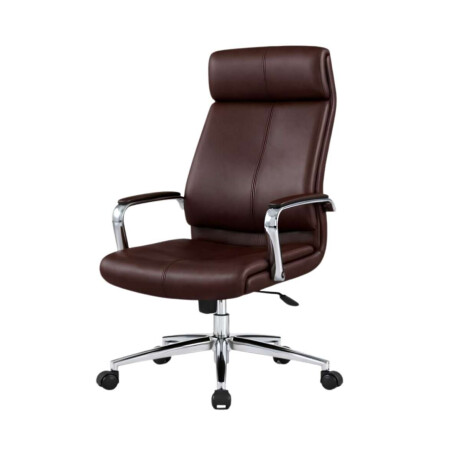 Silla de oficina Cromada Mariposa Vortex Marron