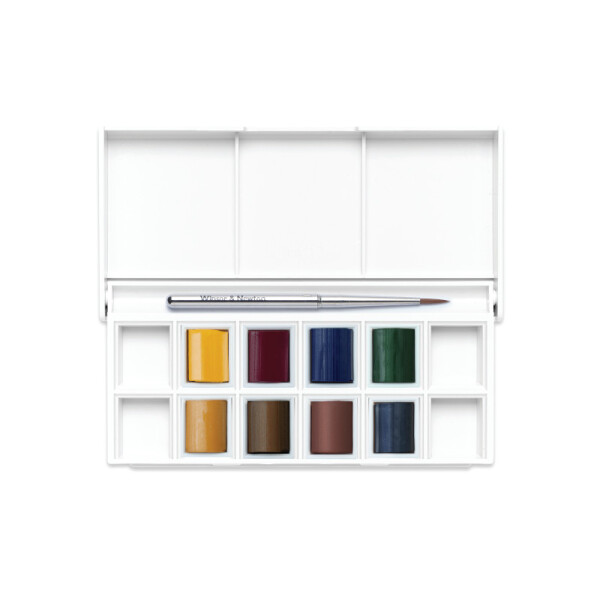 Acuarelas Cotman x 8 + pincel PAISAJE - Winsor & Newton Única